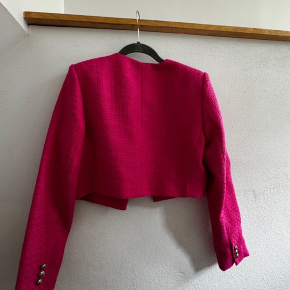 Pink tweed jacket - Picture 2 of 6